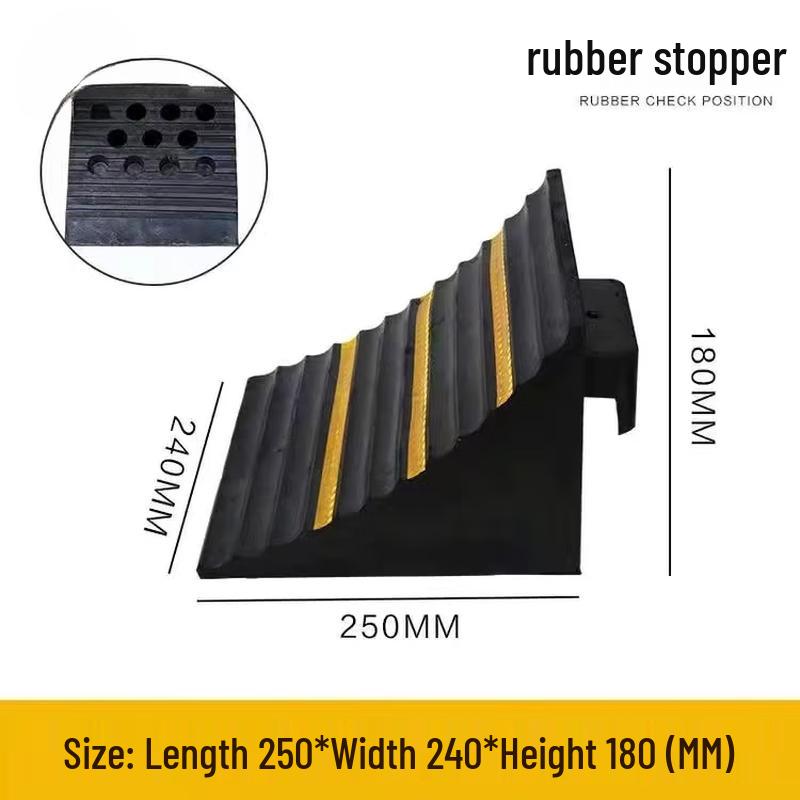Yu Duo Solid Rubber Parking Wheel Chock