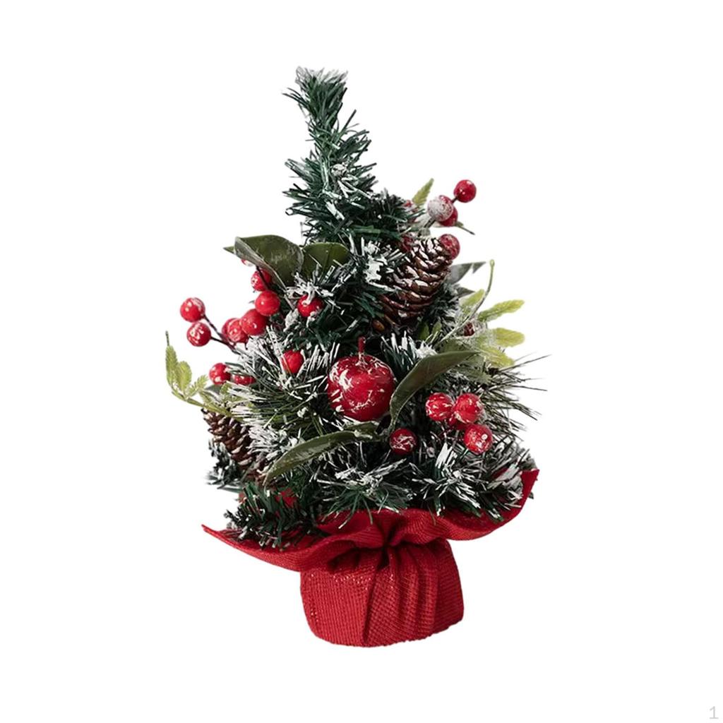 Artificial Christmas Tree Xmas Gifts DIY Desktop Decorations for Dining Table