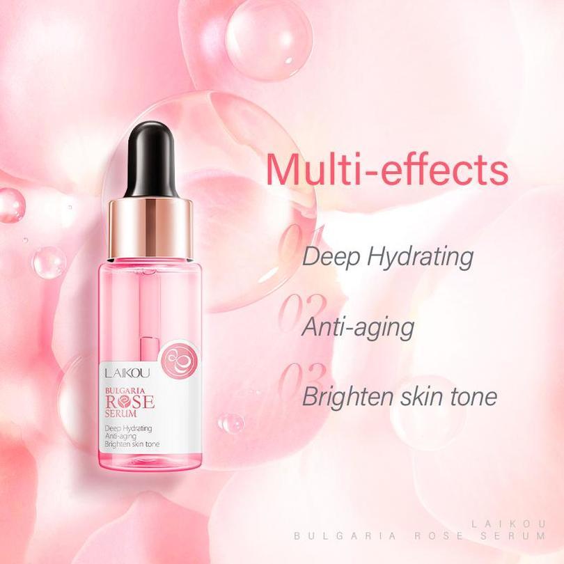 LAIKOU Bulgaria Rose Serum Anti-wrinkle Anti-aging Essence Facial Moisturizing Serum Face Care