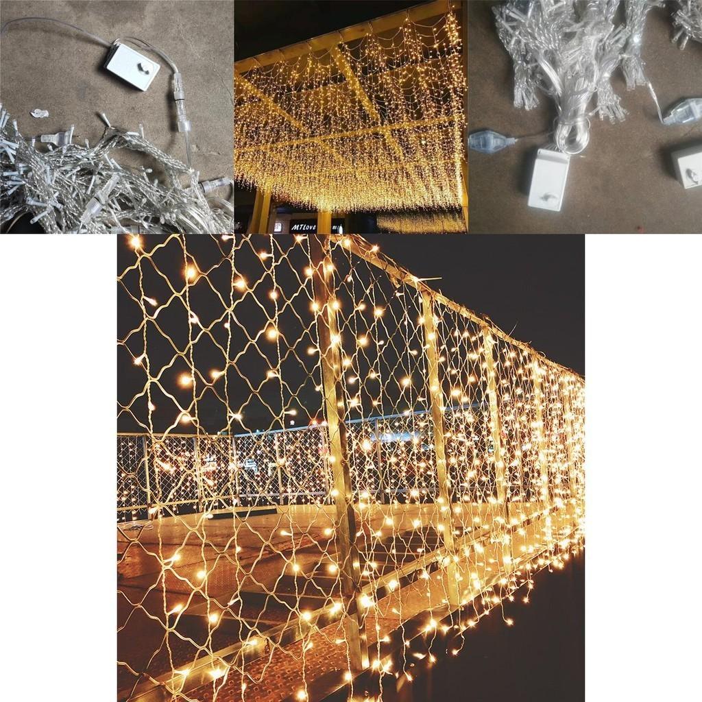 Romantic 13-130ft Curtain Icicle Lights Led Fairy Christmas Indoor Outdoor Wedding Party