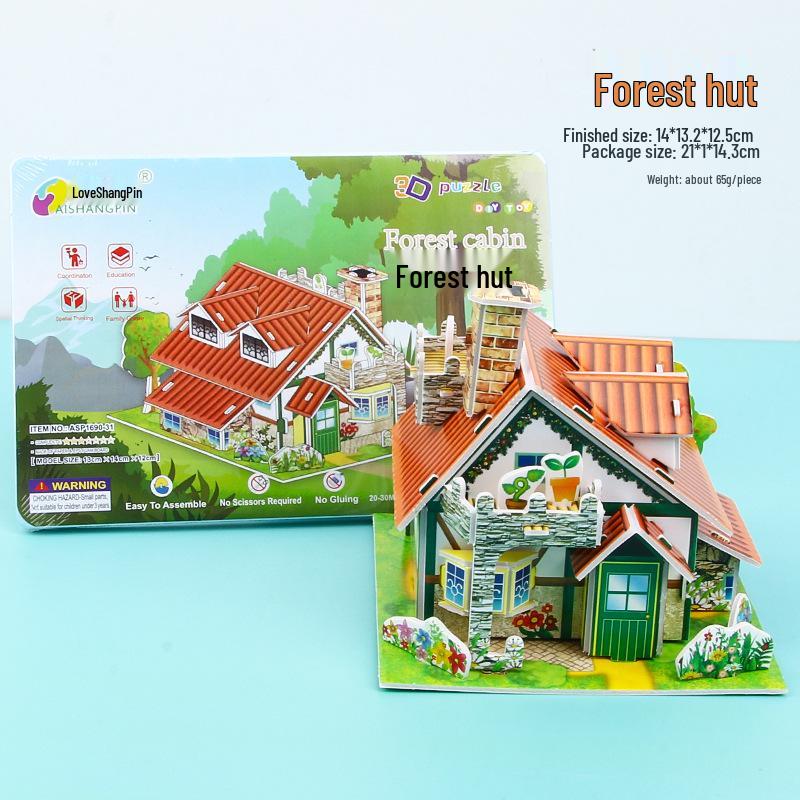 

3D Детский пазл: Интерактивная развивающая игрушка для родителей и детей (Возраст 3-6 лет)