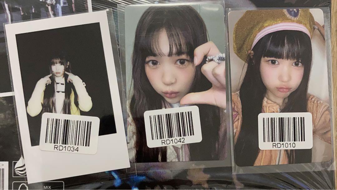 

[USED] hearts2hearts Chinese Chinese KMS Bonus Trading Card Yeon 3 Piece Set