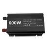 600W Wechselrichter Reiner Sinus Tragbarer DC-zu-AC-Wandler für Autonutzung 12V Eingang Aluminiumlegierung