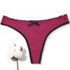 European-Size Women's Seamless Cotton Thong - Sexy Low-Rise T-Back Underwear