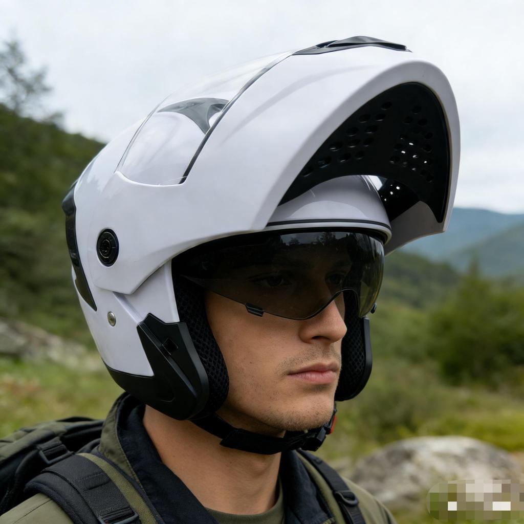 Unisex Motorcycle Helmet - All-Season Open/Full-Face Racing Helmet, Warm and Stylish for Men and Women