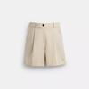 Tailored Shorts In Recycled Polyester Sand