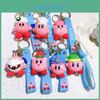 Portachiavi Kirby Affascinante Figurine Cartone Animato Carina Ciondolo per Borsa E Portachiavi