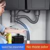 Water Blocking Double Sink Tube Stainless Steel Double Trough Basin Sink Drain Pipe  Universal