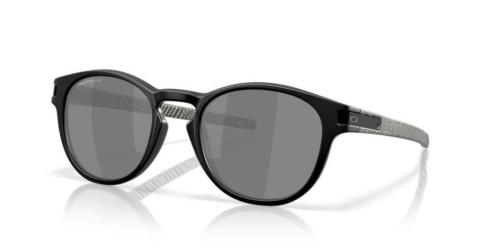 Oakley Sunglasses Frame Color Black Lens Prizm Black 53mm Men's 0OO9349, (Front) Fingerprint, Color Polar,
