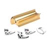 Guitar Slide Stainless Steel Tone Bar Guitar Lap Slide Tone Bar with 3Pcs Finger Picks & 1Pc Thumb Pick for Guitar Bass