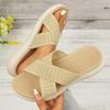 Casual Sandalen Slippers Voor Dames Stijlvolle Comfortabele Ademende Mesh Band Platform Strandzandalen Voor Dames Zomerschoenen