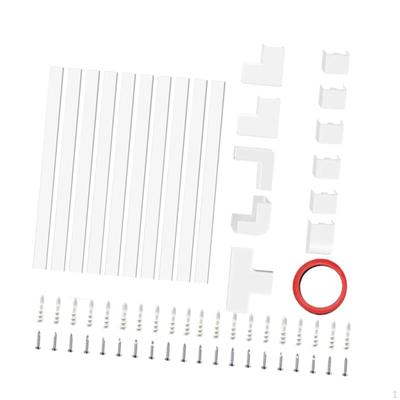 Kryt kabelu Nástěnný lištový kit Skryvače kabelů Nehořlavé Řízení pro Kancelářský Ethernet