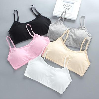 Soutien-gorge pour enfants, soutien-gorge d'entraînement en coton, sous-vêtements pour filles et adolescentes
