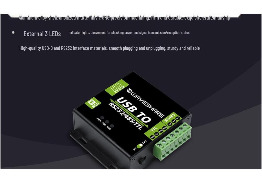 Weixue USB To RS232/RS485/TTL UART Serial Communication Module with Isolation