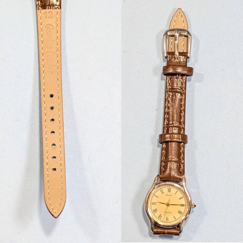 SEIKO Excelline Battery and Strap Working Ladies' Watch, Replaced, Condition, D-14
