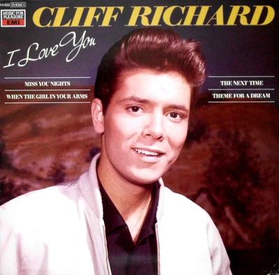 LP Record CLIFF RICHARD - I Love You 1A0221583421 Music For Pleas 1985 Germany Pop Used