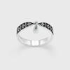 Musee.Art Gothic Square Flower Couple Ring (Women'S) (Type A)