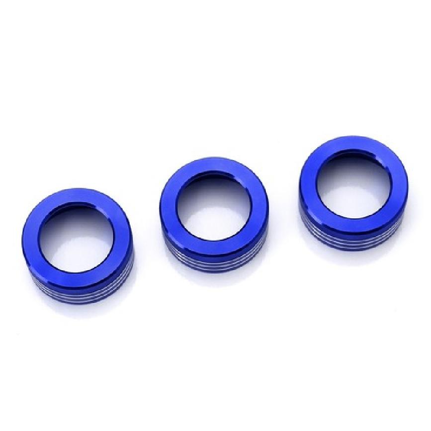 Blue AC Climate Control Switch Knob Ring Covers For Scion FR-S, Toyota 86, BRZ