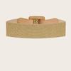 Wide Waist Strap Punk Style Decoration Belt Exquisite Stretch Waistband  for Women
