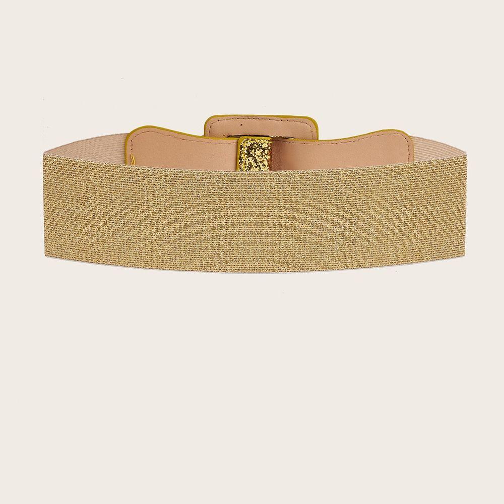 Wide Waist Strap Punk Style Decoration Belt Exquisite Stretch Waistband  for Women