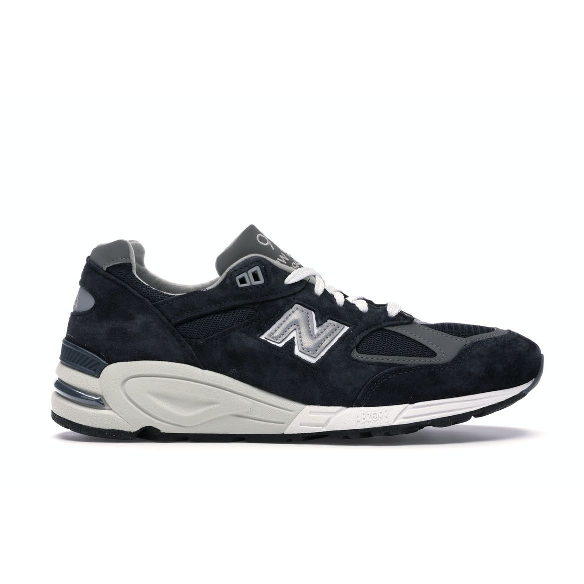 

Кроссовки унисекс New Balance 990v2 Made in USA темно-синие белые серо-синие M990NV2