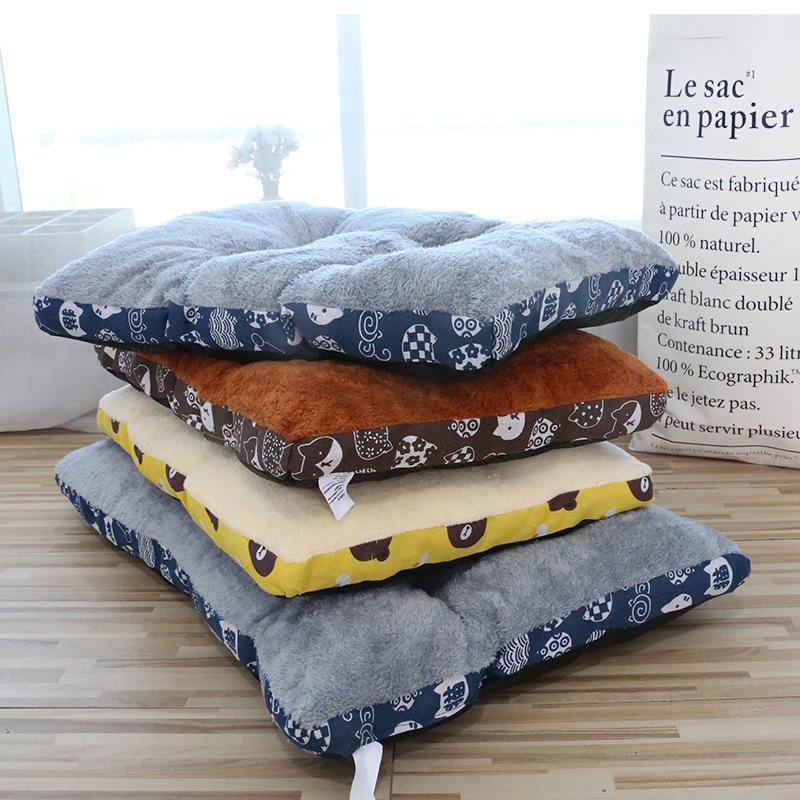 Couverture en flanelle douce pour animaux de compagnie, tapis de lit épais en polaire pour chiot, chien, chat, coussin de canapé, garde au chaud, couverture de couchage pour chats, tapis de maison
