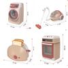 Kids Electric Toy Appliances Simulation Coffee Machine Juice Maker Washing Machine Oven Bread Maker Role Play Housekeeping Toy Multi Function Toy Set
