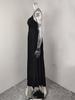 2026 Spring European American Women's Sexy Spaghetti Strap Ruffle Hem Dress
