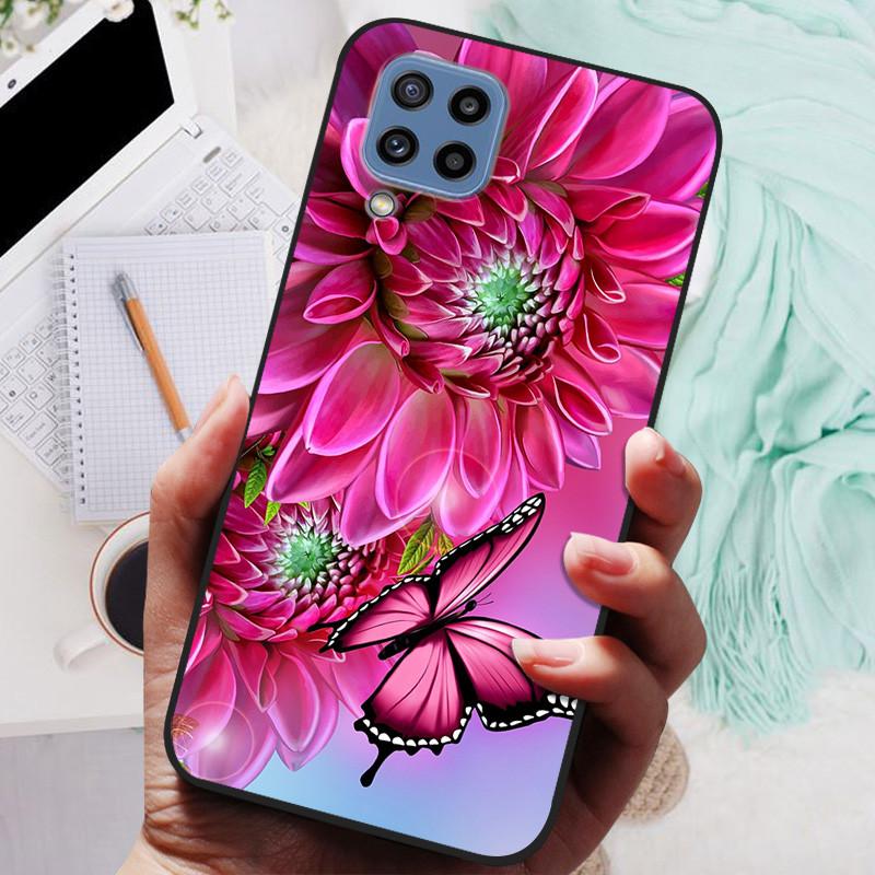 For Samsung M32 Case SM-M325F TPU Luxury Soft Fashion Silicone Phone Case For Samsung Galaxy M32 Coque Back Cover Fundas Shell