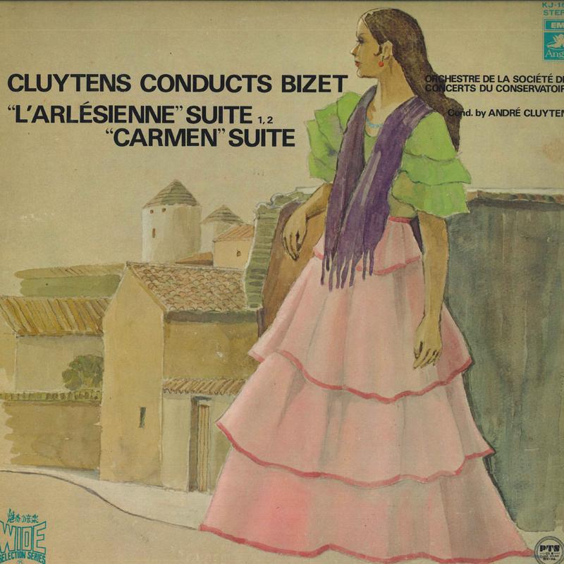 

LP Record ANDRE CLUYTENS ORCHESTRE DE LA SOC Bizet Larlesienne Suites 1 And 2 KJ1625 ANGEL Japan Classical Used