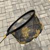 Detachable Black Anti-Hook Fishing Net Head with Honeycomb Design for Competitive and Wild Fishing