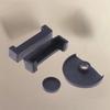 4 Peças/Conjunto 50/60/70/80/mm Mini Morsa de Bancada Pastilhas de Borracha Anti-beliscão Acessórios Antiderrapantes Anti-beliscão para Morsa de Mesa