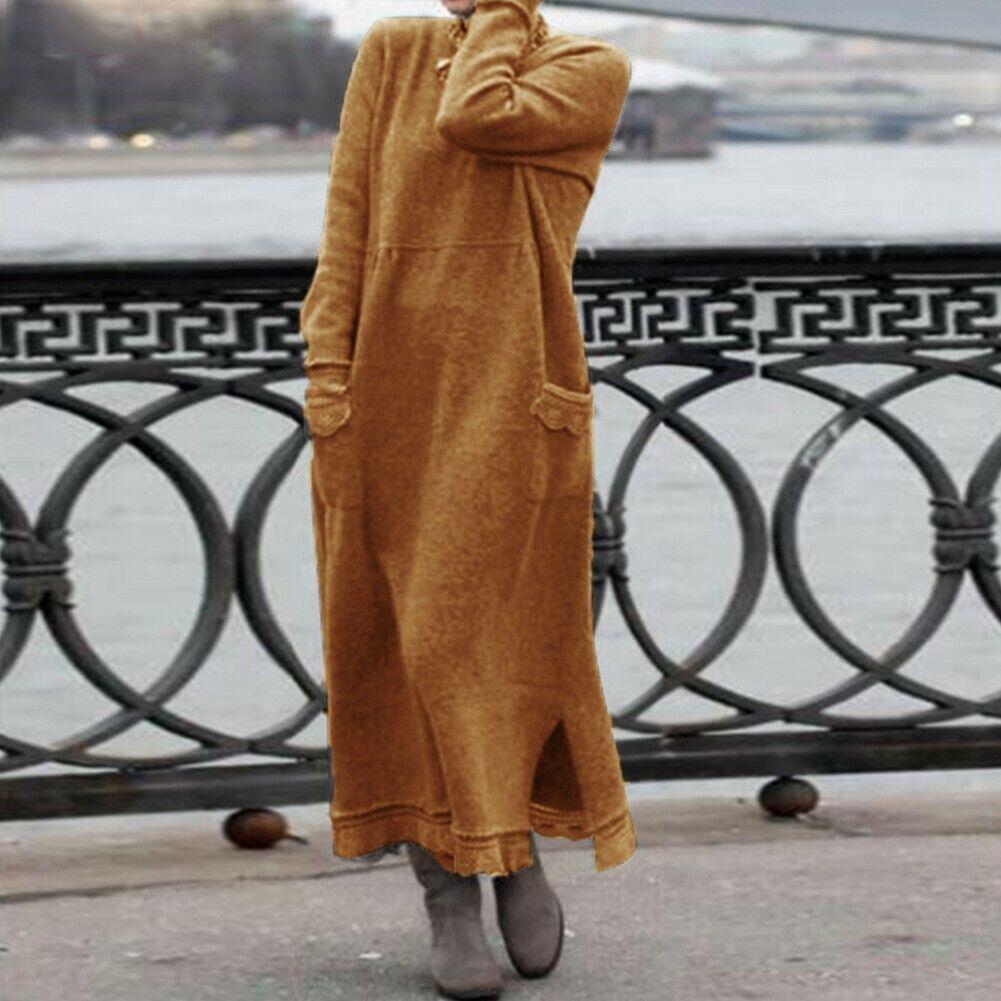 2023 Autumn Plus Size Lace Knit Fleece Sweatshirt Dress