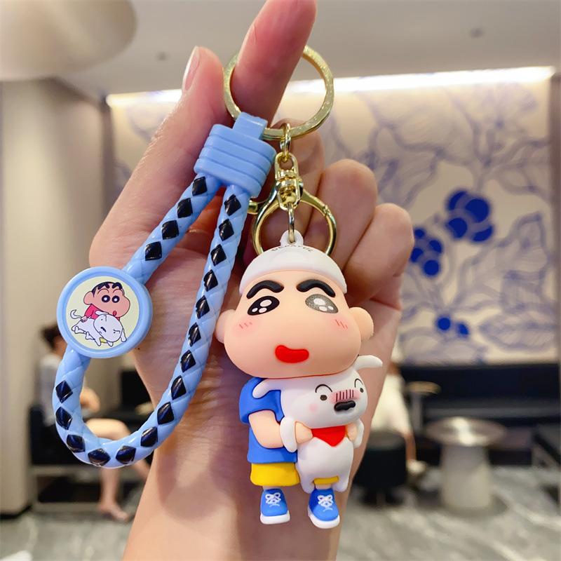Cartoon Creative Cute Little New Couple Keychain Cute Doll Car Fashion Bag Pendant Children's Toy