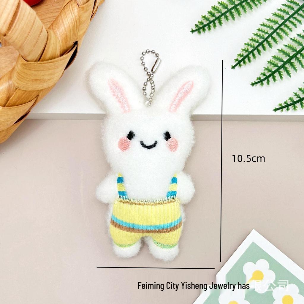 Plyšový králík lacláče Pískací panenka přívěsek - Kreslený batoh a klíčenka přívěsek