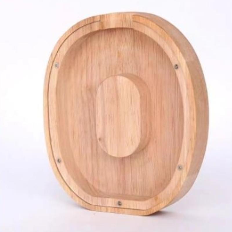 Wooden Letters Piggy Bank DIY Creativity Coin Banknotes Children's Money Box Funny Money Organizer Storage Box Home Decors