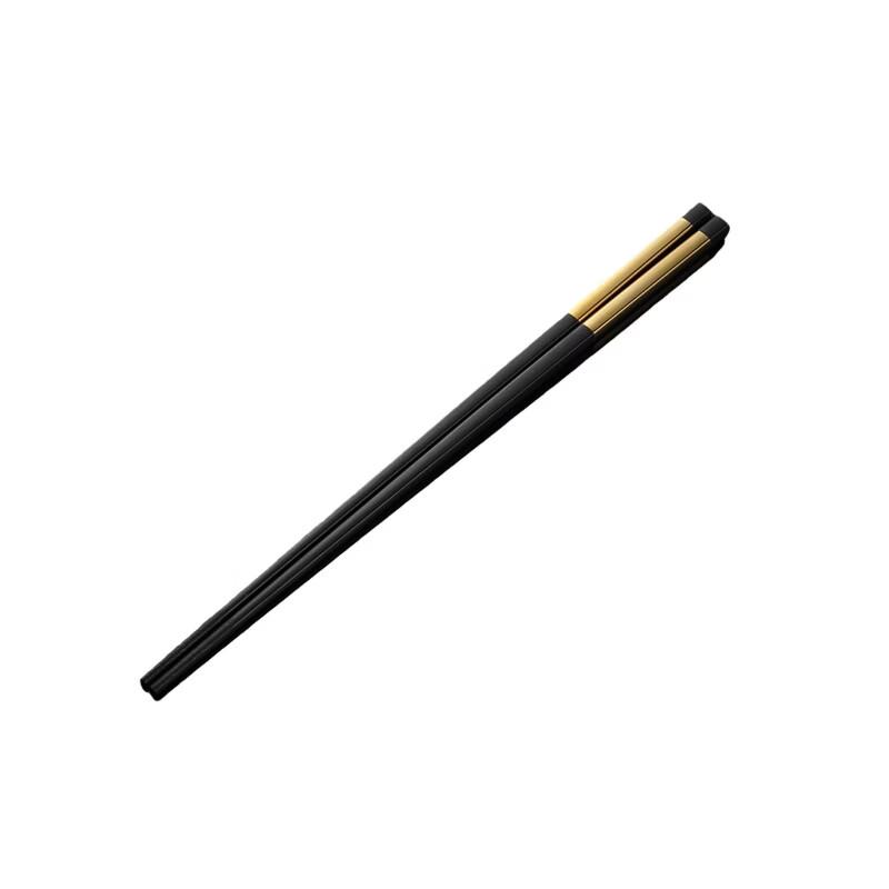 Qianxing 304 Stainless Steel Titanium Plated Serving Chopsticks