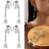 Gothic Punk Skull Ear Jewelry With Alloy Material For Festival Wear