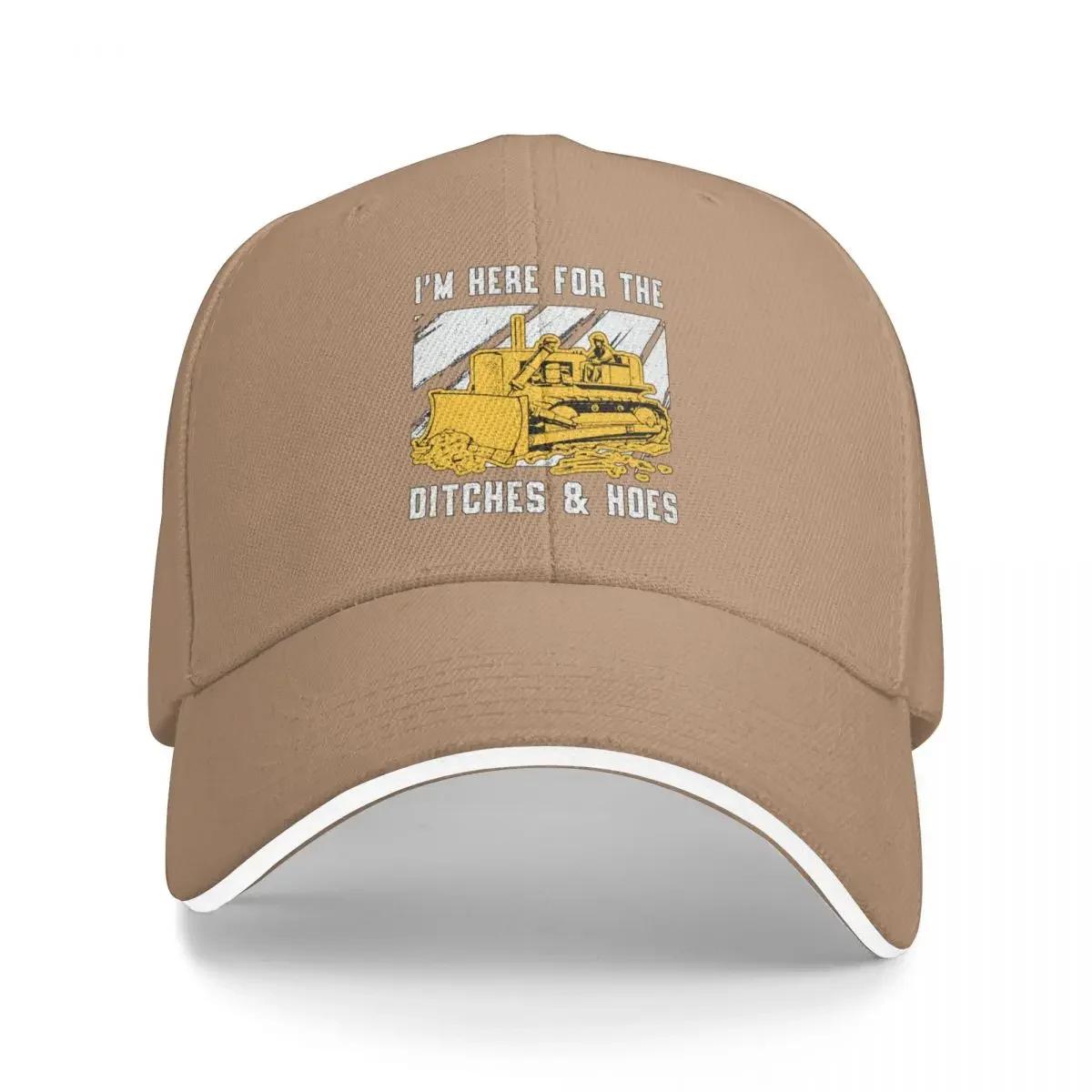 

Bulldozer I m Here For The Ditches Construction Baseball Cap Gentleman Hat Snapback Cap Mens Tennis Women s