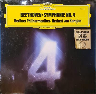 LP Record BERLINER PHILHARMONIKER, HERBERT VO - Beethoven, Symphonie Nr. 4 2531104 Deutsche Grammo 1977 Germany Classical Used