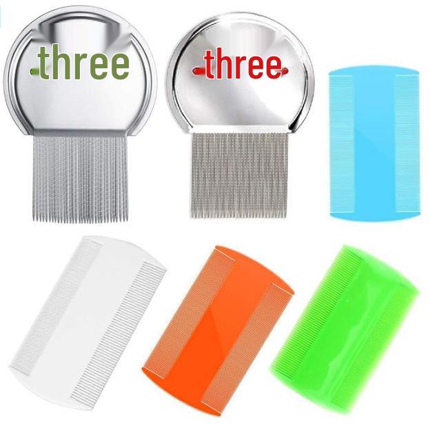 Double-Row Fine-Toothed Flea and Tick Removal Comb for Cats and Dogs