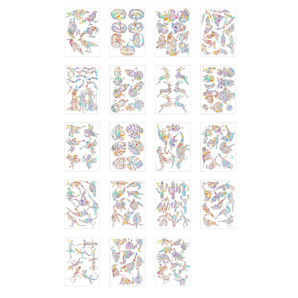 Anti-collision Decals  Birds From Window Collisions, Reusable Window Sticker