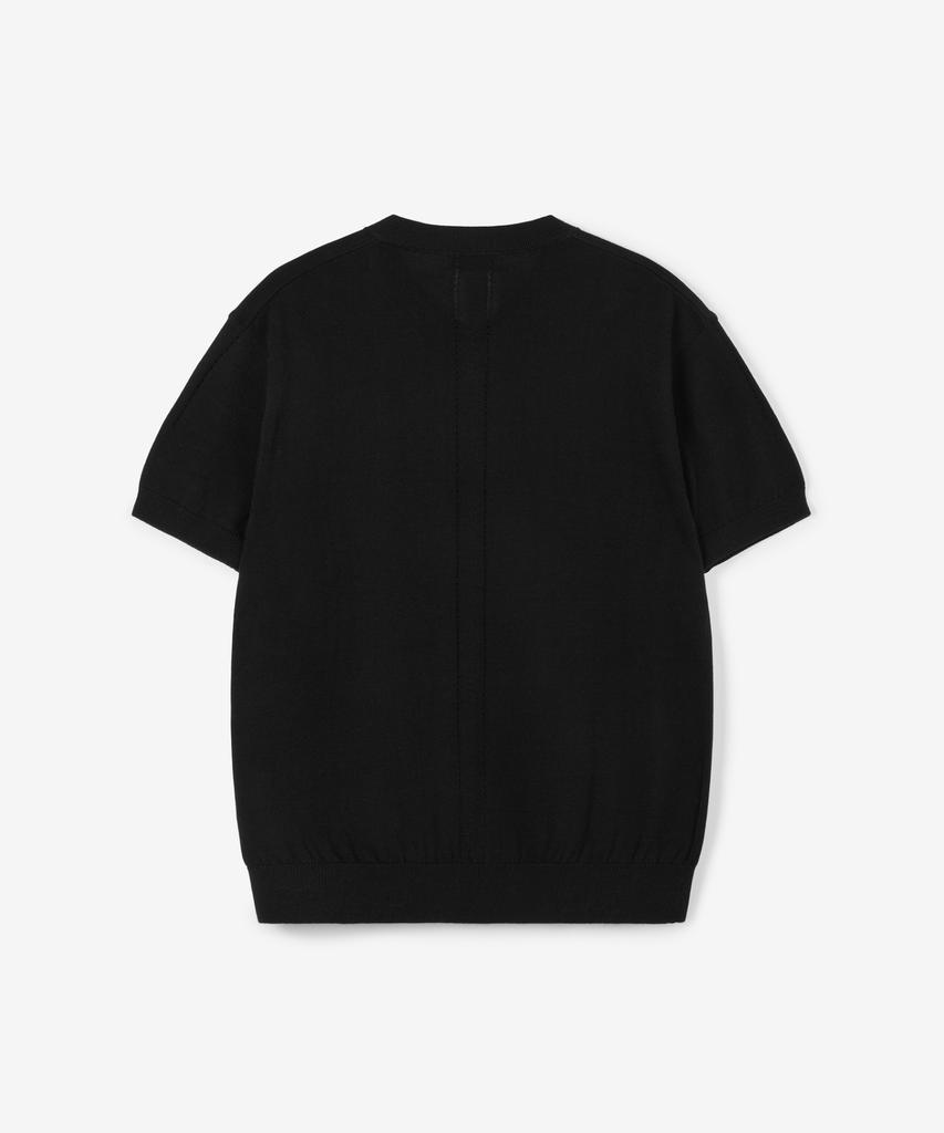 Tienjiti V-Neck Knit (Black) Tnsw6E207Bk