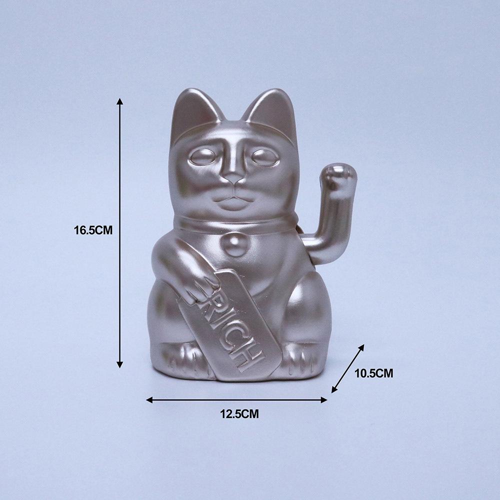 Nordic Lucky Cat Resin Ornament - Waving Cat for Home, Shop, or Opening Gift