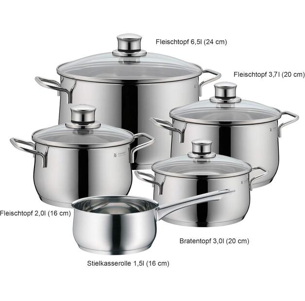 Набор сотейников WMF Diadem Plus, 5 предметов (07.3035.6040)