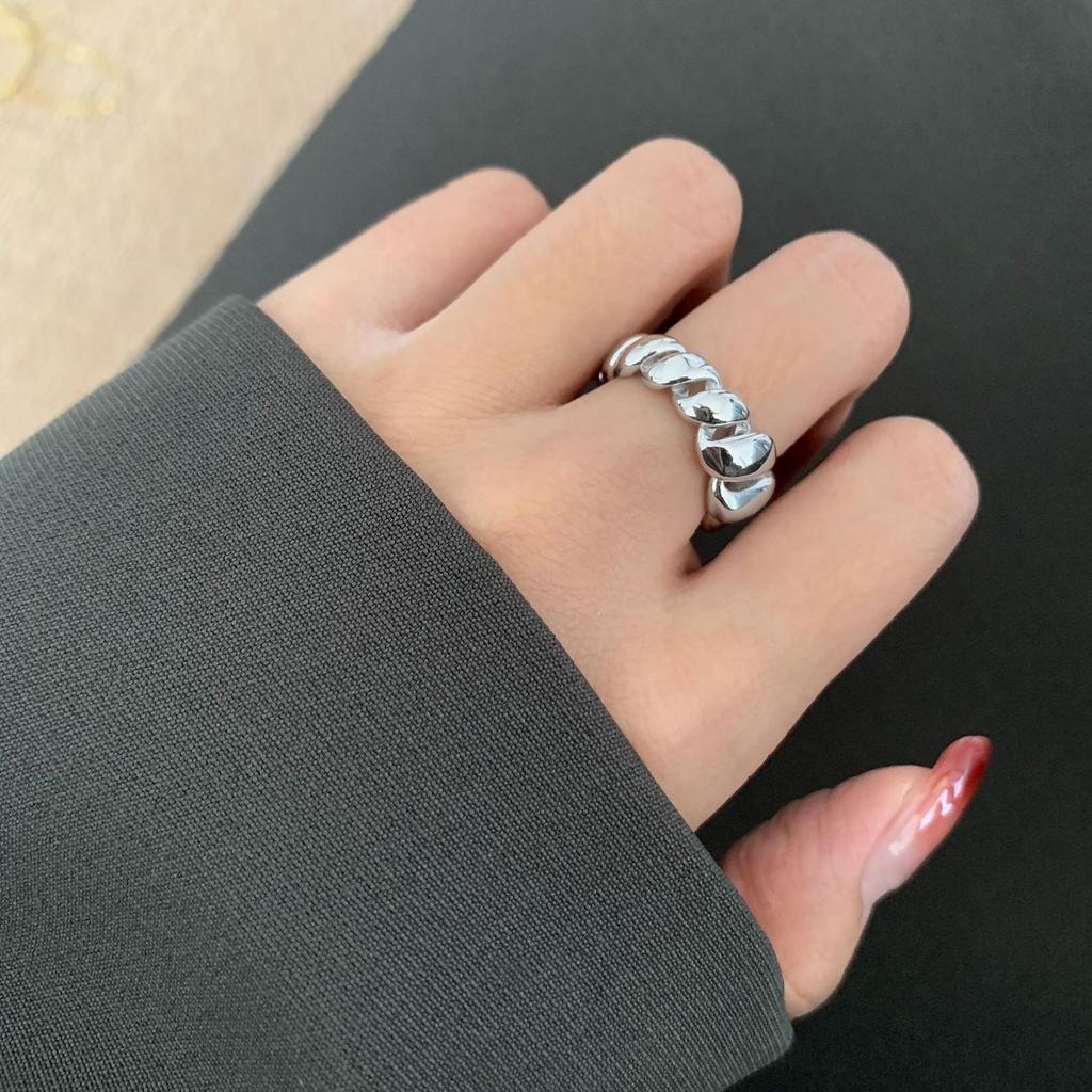 Exclusive Copper Minimalist Ring Designed For Women With Geometric Elegance Essential Fashion Accessory