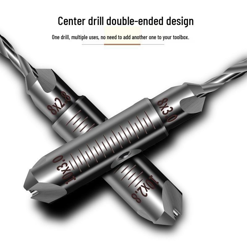 Aluminum Alloy 2-in-1 Countersink & Step Drill Bit Set for Woodworking