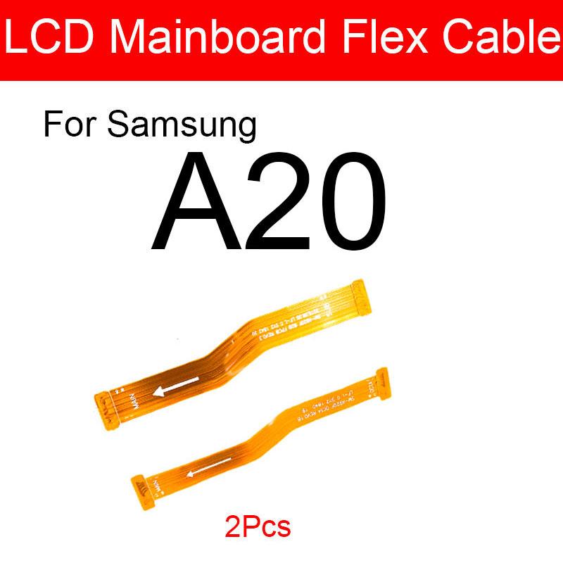 Motherboard Flex Kabel Für Samsung Galaxy A60 A70 A80 A50 SM-A505FD A30 A20 A10 Hauptplatine Flex Kabel Ersatz Reparatur teile