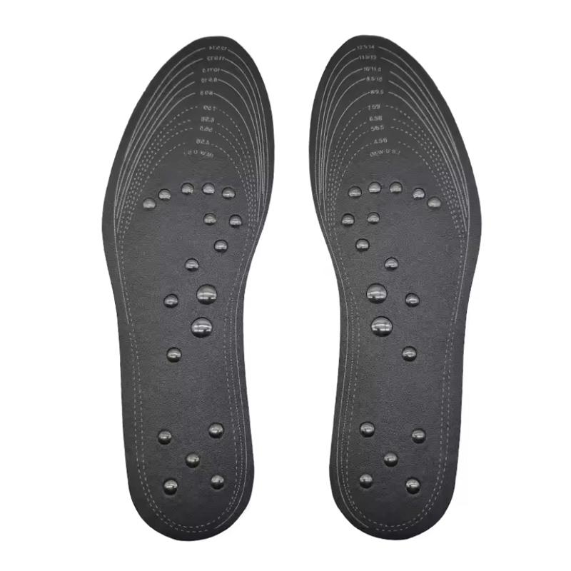 Unisex Magnetic Therapy Massage Insoles Foot Acupressure Shoe Pads Therapy Slimming Insoles For Weight Loss Can Be Cropped NEW
