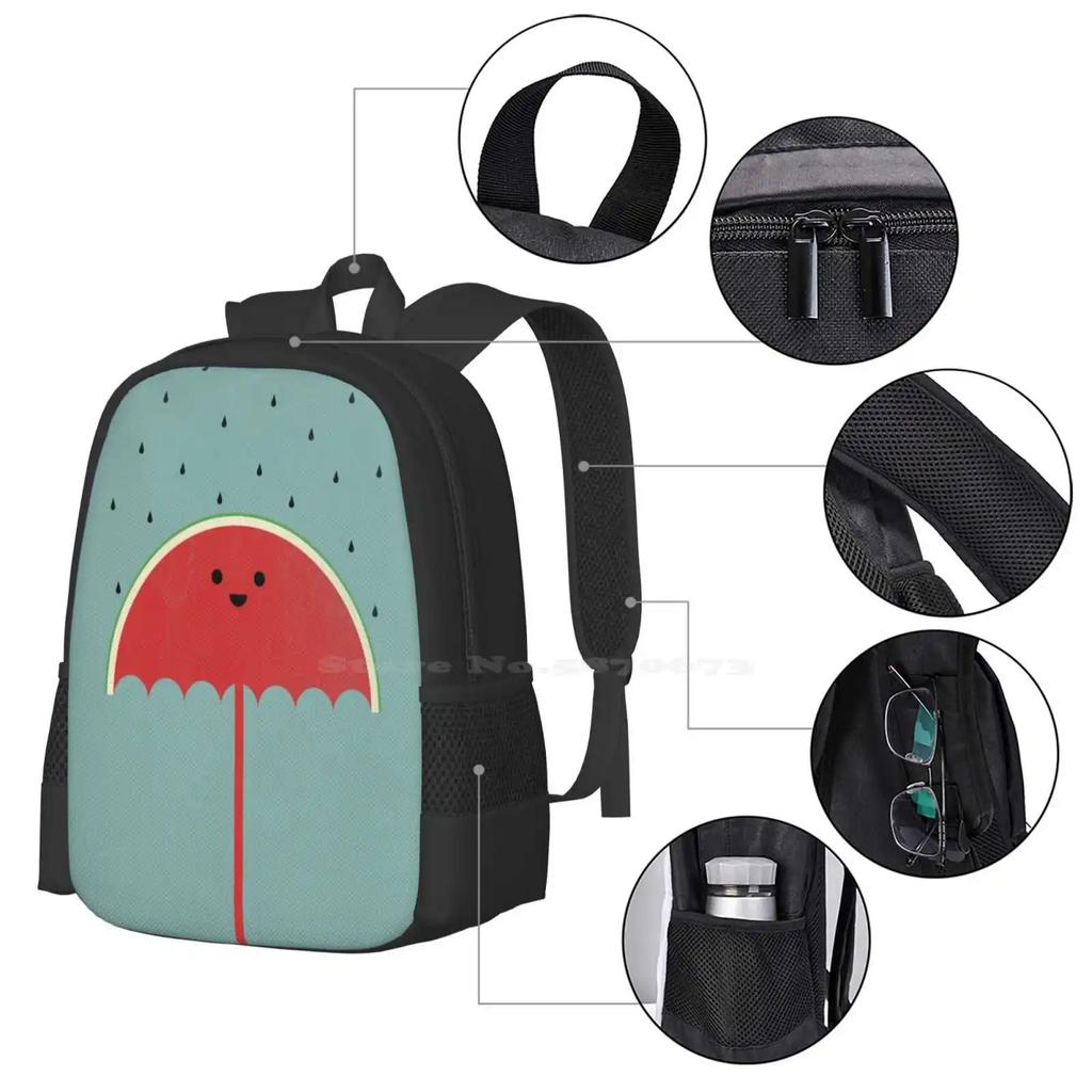 Watermelon Umbrella Hot Sale Schoolbag Backpack Fashion Bags Watermelon Umbrella Cute Filiskun